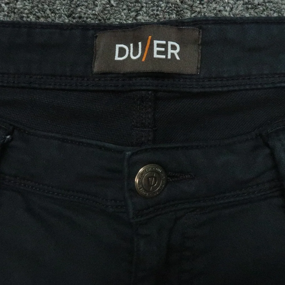 DUER Pants Mens 38x26 Blue N2X Relaxed Taper No Sweat Athletic Stretch
